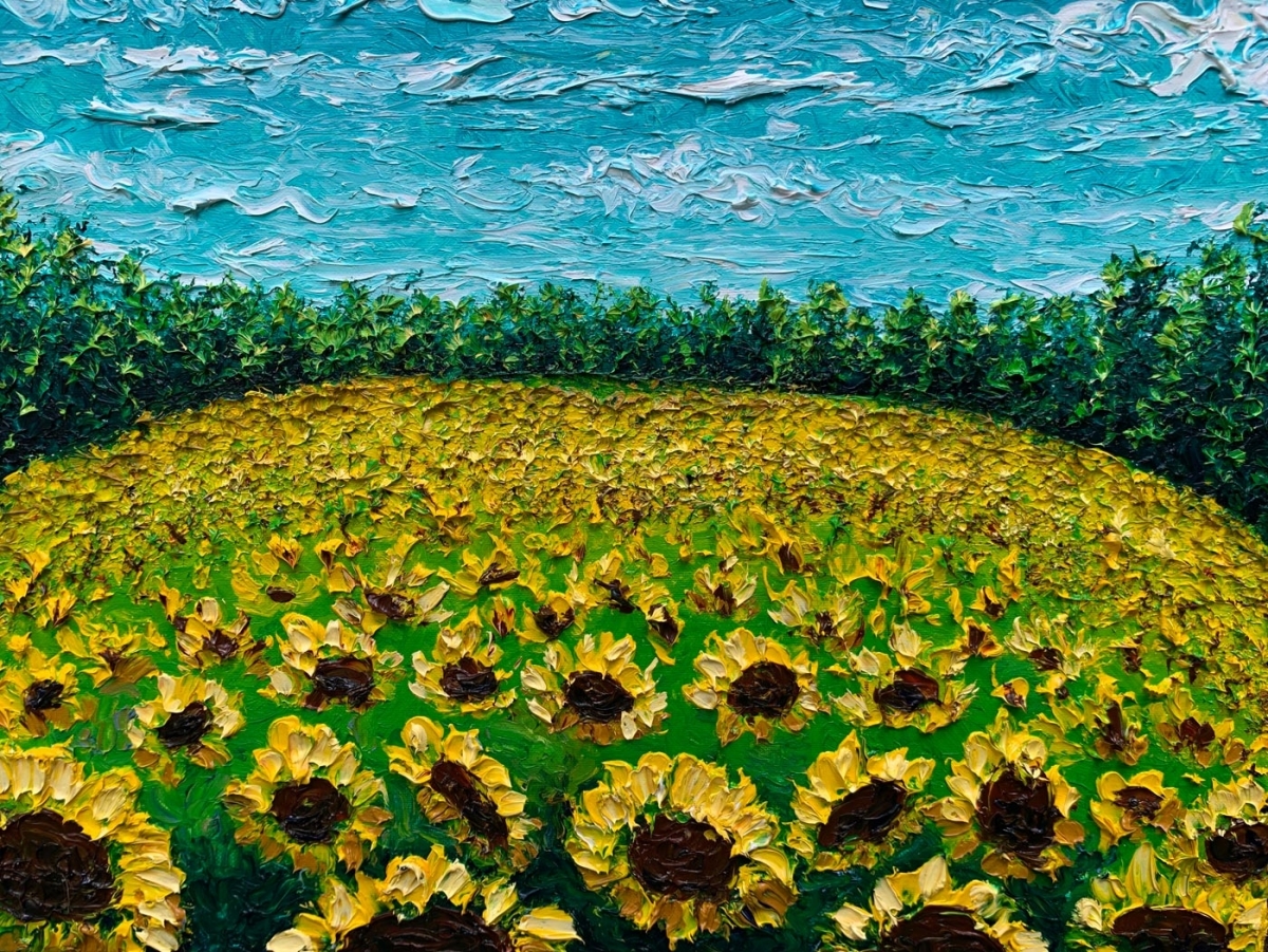 Sunflowers on the Hill  Christina Alford