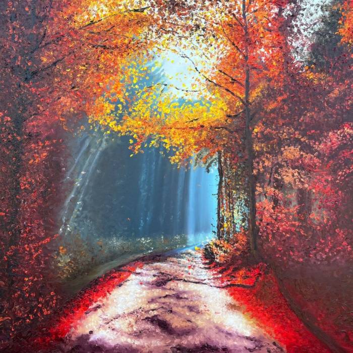 Autumn Trail: Art Print | Christina Alford Product Image