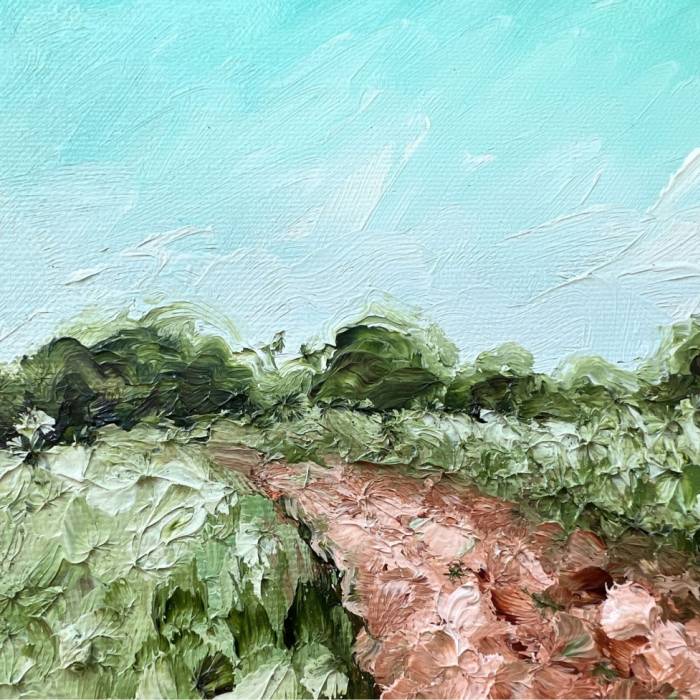 A Beautiful Walk Original Painting 8x10