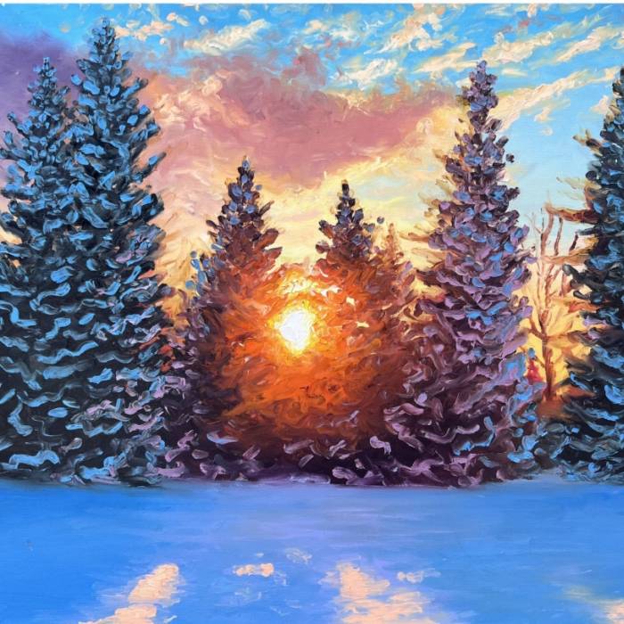Here Comes the Son Original Painting 24x36 | Christina Alford Product Image