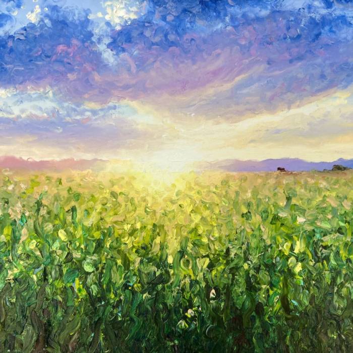 Lavender Skies Original Painting 18x24 | Christina Alford Product Image