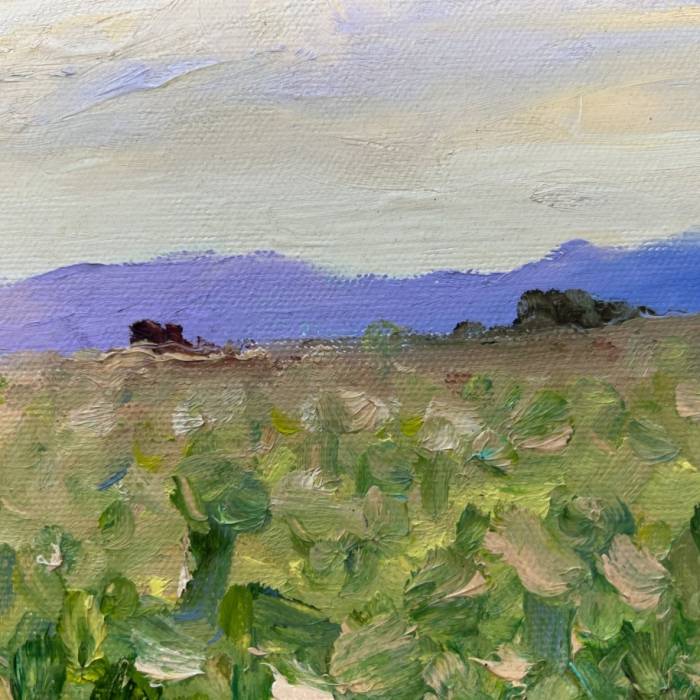 Lavender Skies Original Painting 18x24