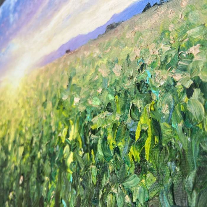 Lavender Skies Original Painting 18x24