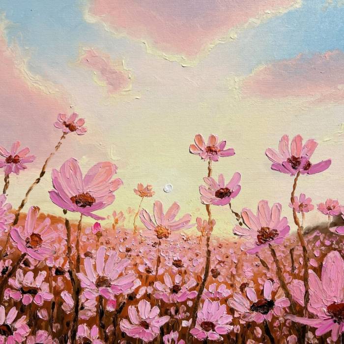 Pink Cosmos: Art Print | Christina Alford Product Image