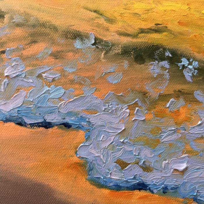 Peace on the Beach Original Painting 24x36