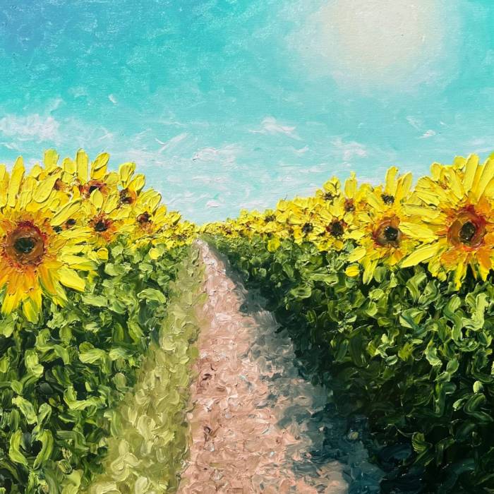 Sunflower Row: Art Print | Christina Alford Product Image