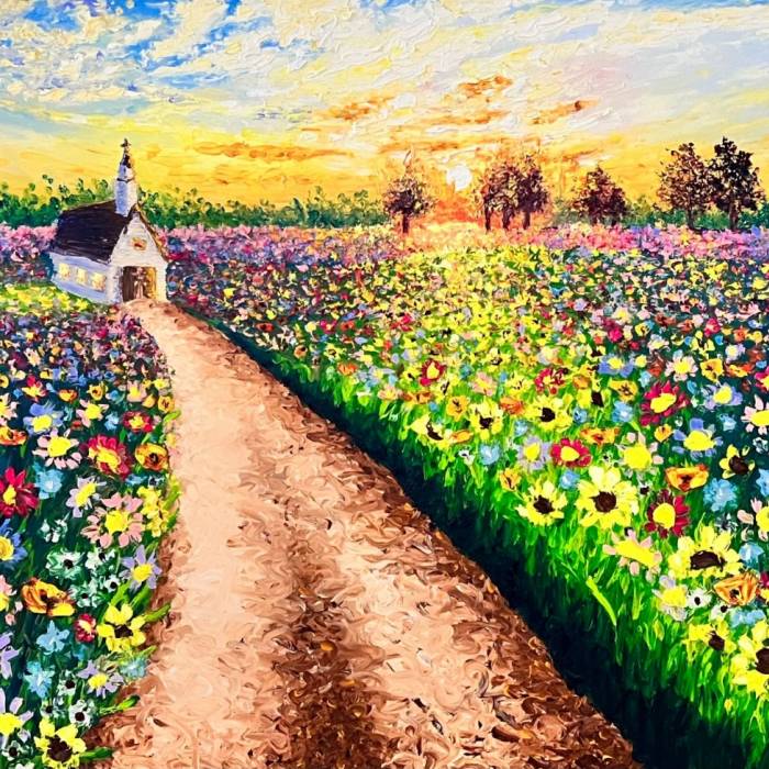 Wildflower Church: Art Print | Christina Alford Product Image